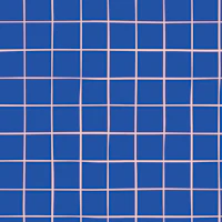 Large Modern Square Check Cobalt blue tapetes