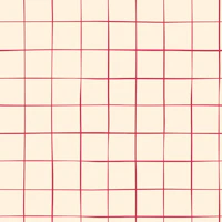 Large Modern Square Check in raspberry cream tapetes