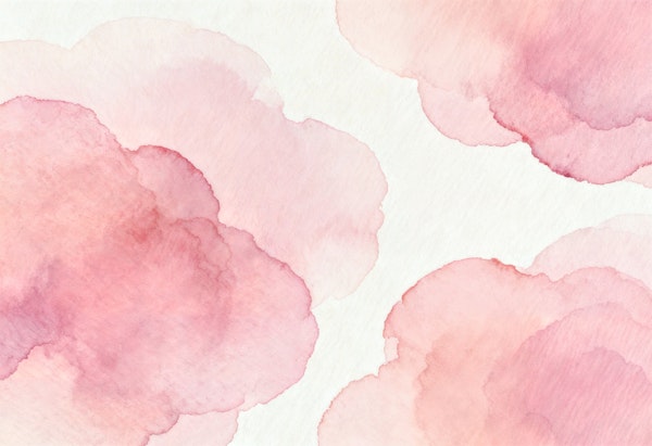 Blush Watercolor Clouds