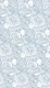 Nouveau Wildflower Garden Floral pale blue