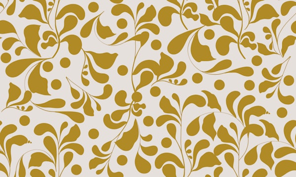 Retro Mustard Floral