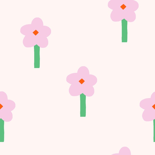 Cute Simple Daisies Pink