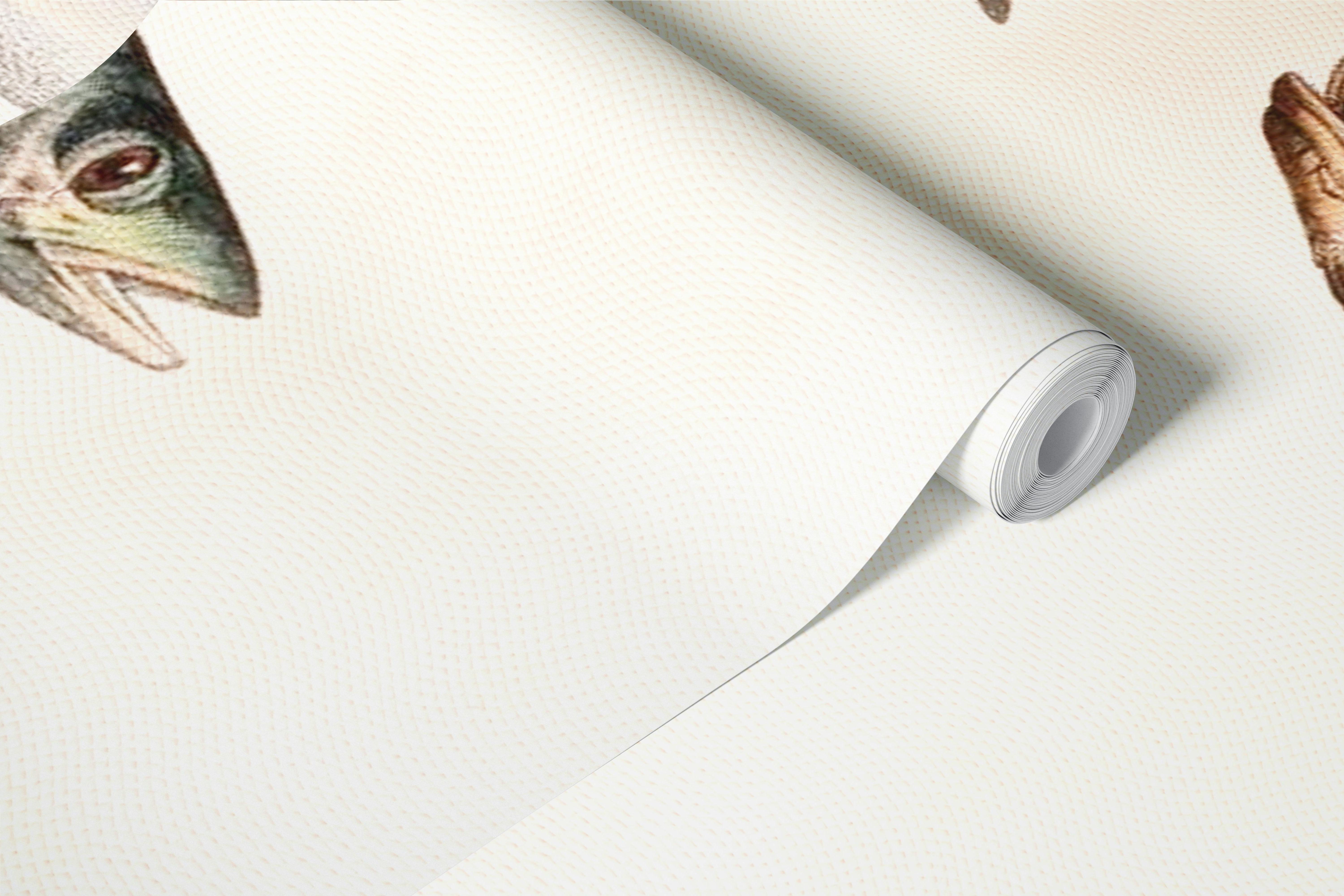 Mackarel wallpaper design in a room