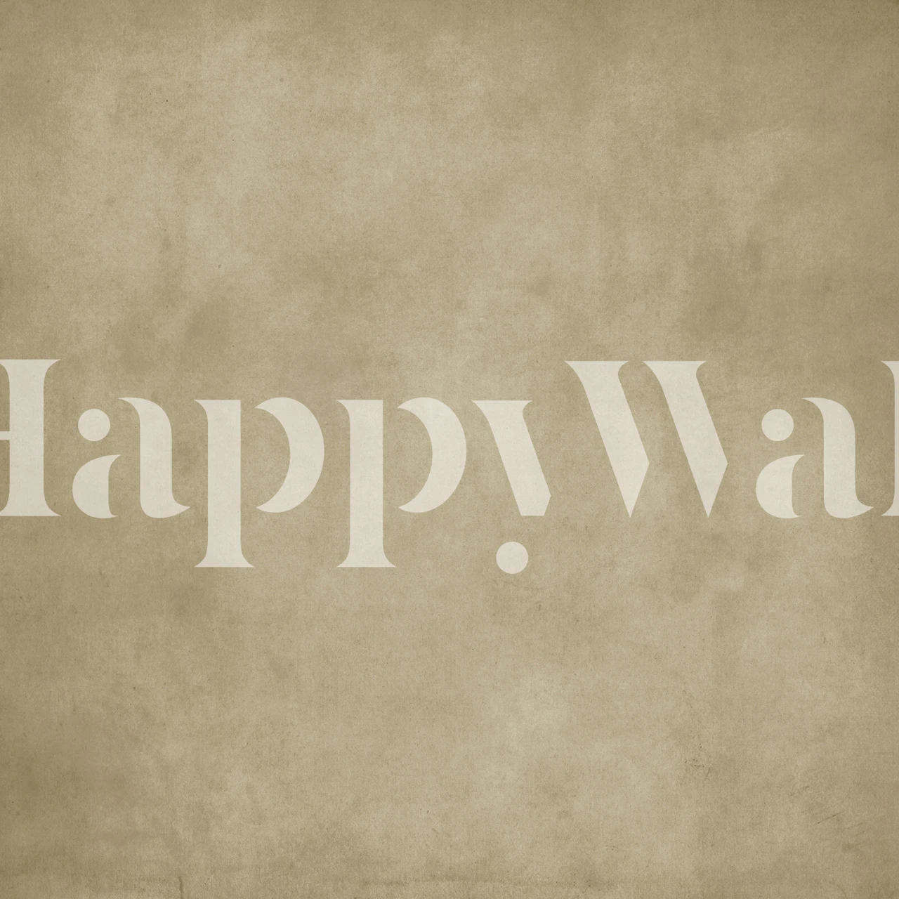 Dirty Paper - Chamois wallpaper in a room