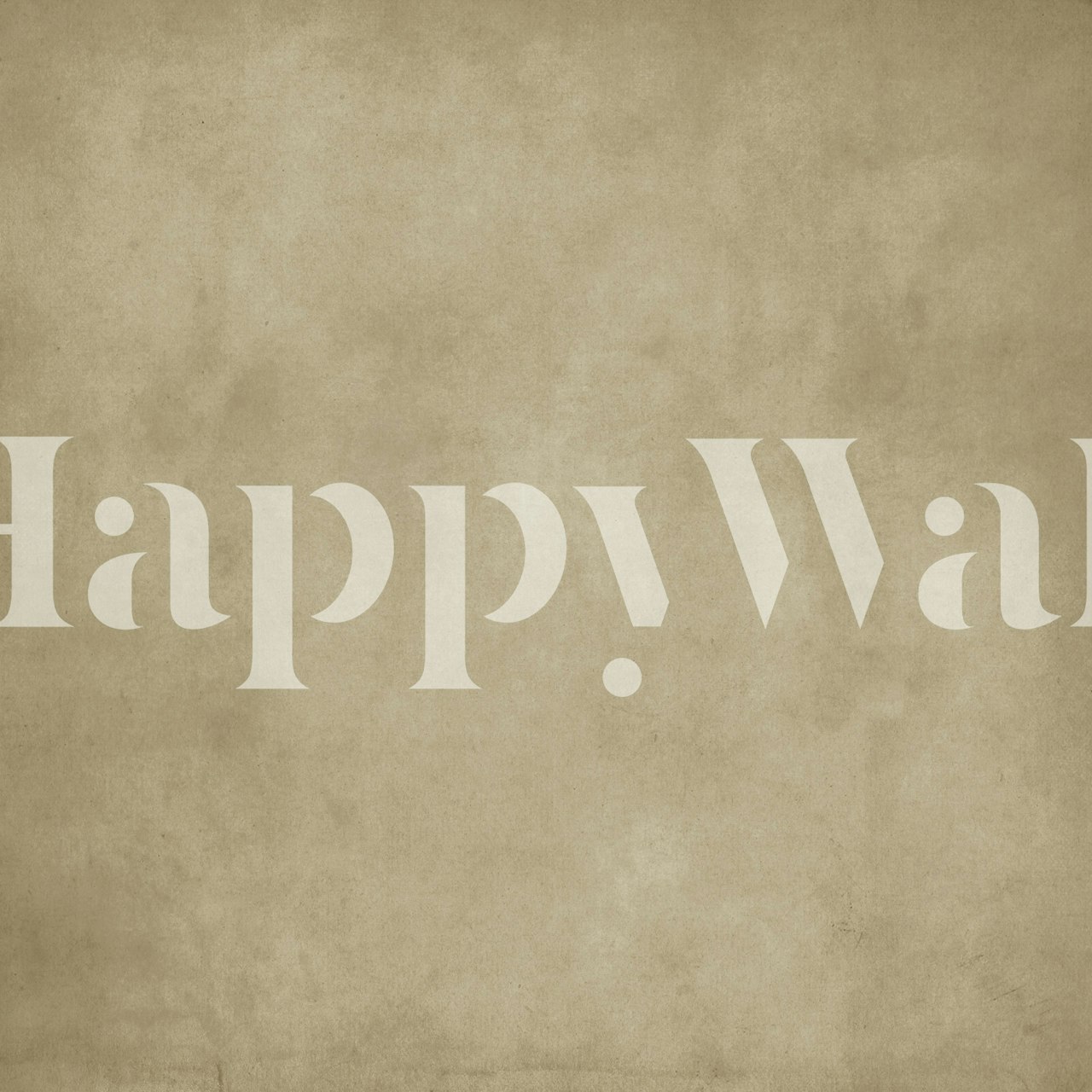 Dirty Paper - Chamois wallpaper in a room