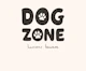 Funny Dog Zone Hand Lettering Neutral Boho