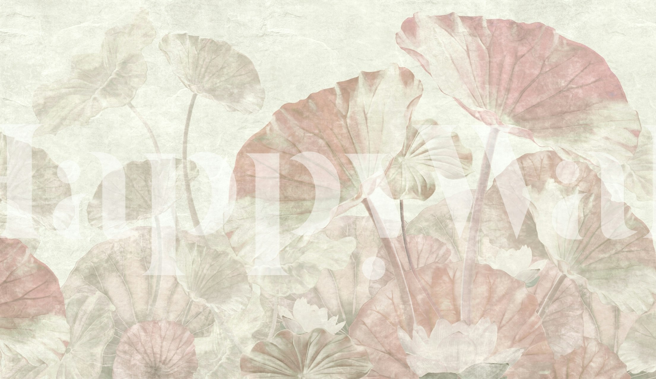 Elegancka tapeta w kwiaty w pokoju