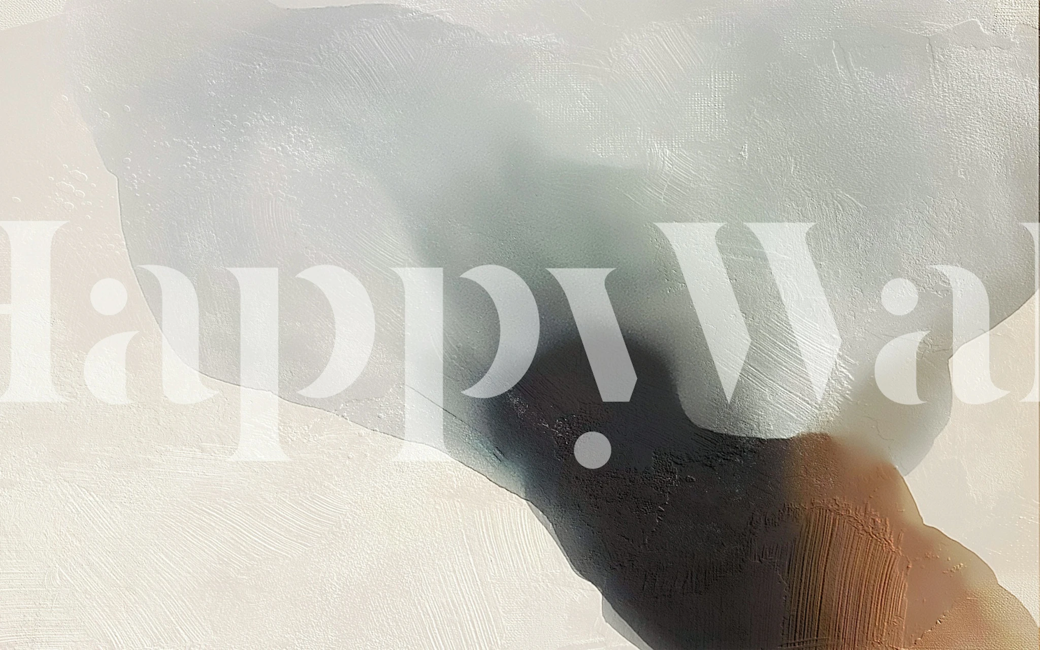 Faktūrais mākslinieciskā ainavas tapetējums istabā