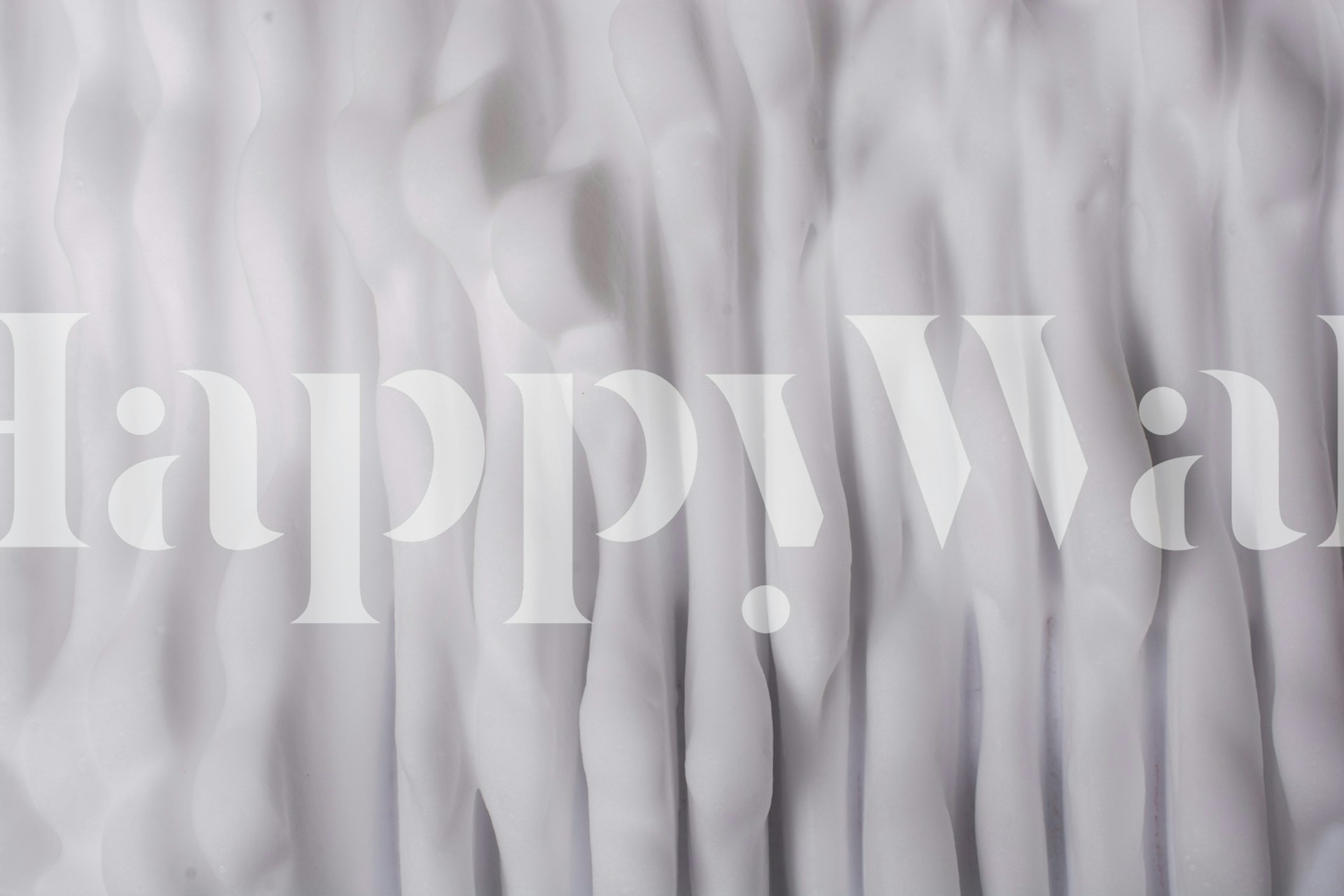 Colorful fluid art wallpaper in a room