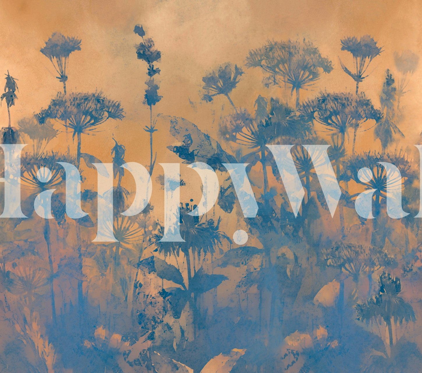 Pure Wildflower Meadow Botanicals wallpaper in a room