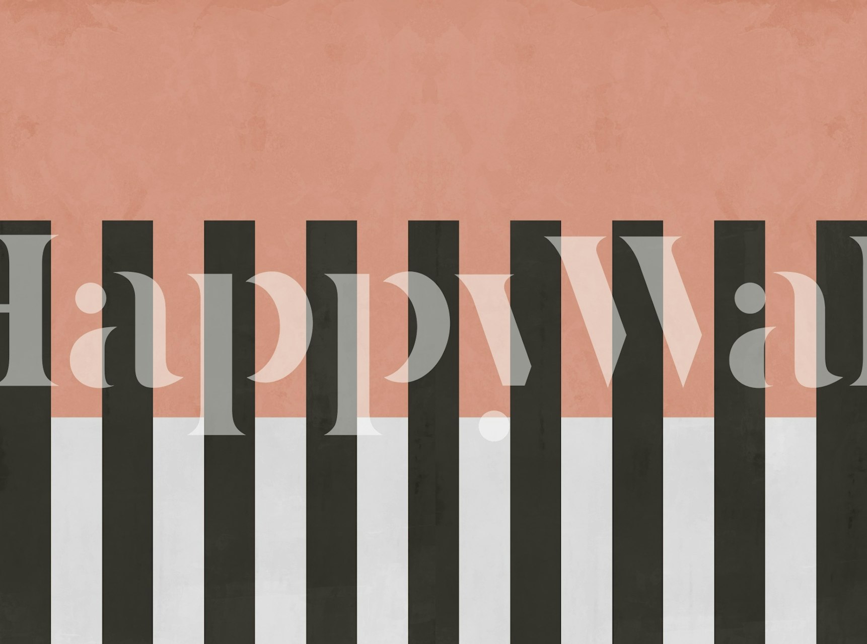 Piano Muted Clay wallpaper in a room