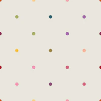 Modern Confetti Dots Neutral tapeet
