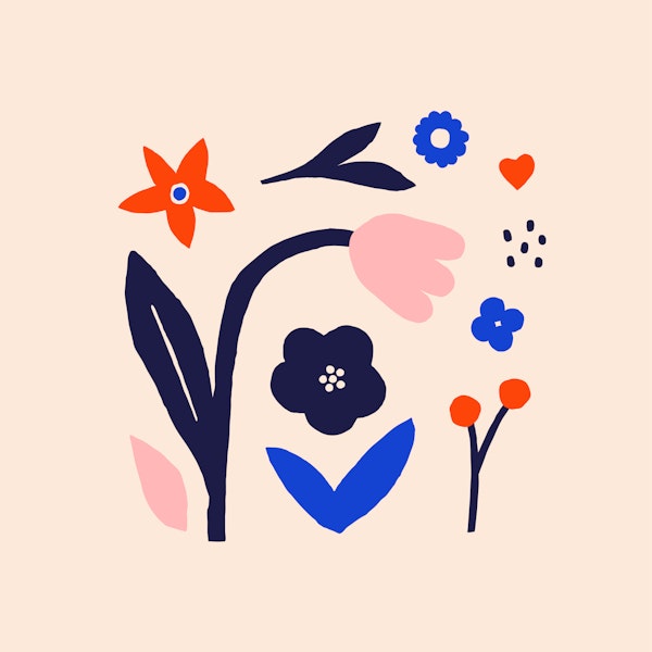 Playful Flowers Scandi