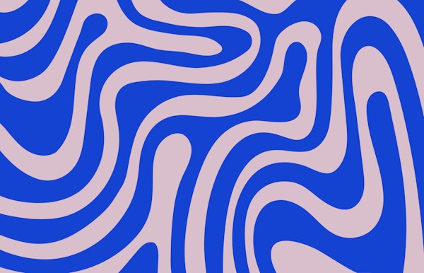 Groovy Swirl Blue & Purple