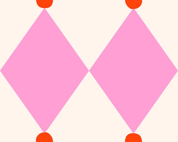 Pink Harlequin Diamonds