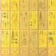 Pressed Flowers Vintage Panels Yellow