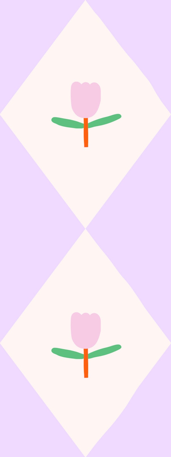 Pastel Tulip Diamonds