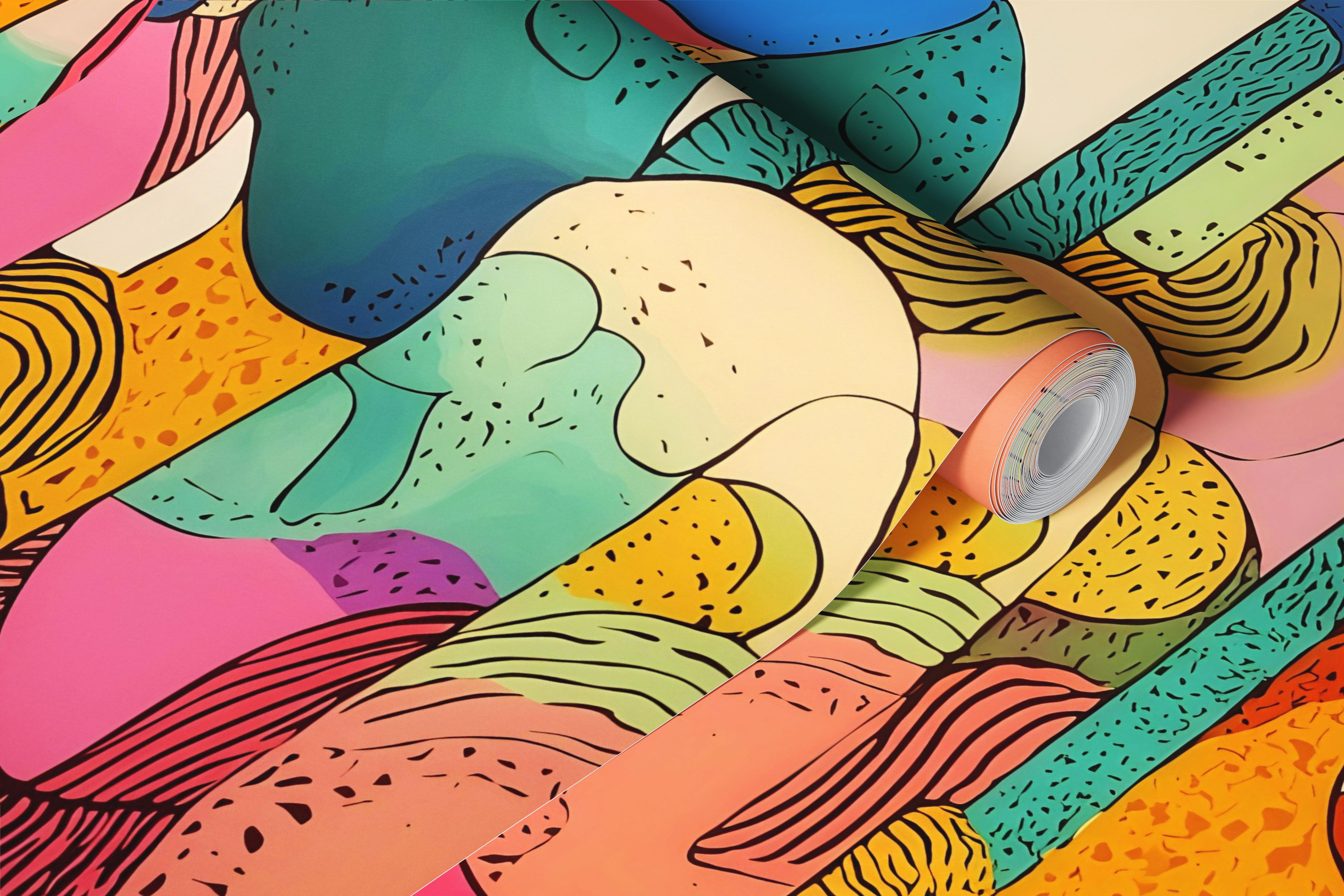 Papel pintado Joie Joie en una habitación elegante