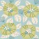 Retro Ladybugs on Green Blooms