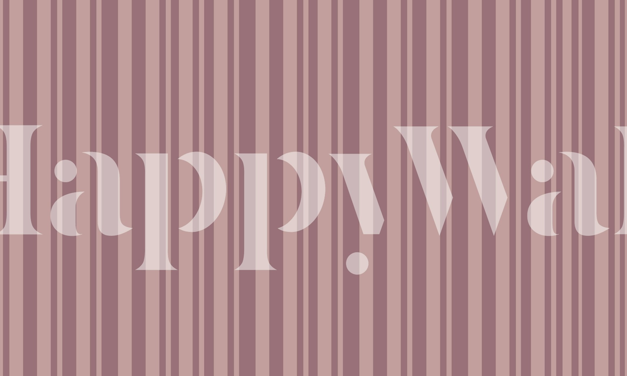 Dusty Rose Vertical Stripes tapeta v místnosti