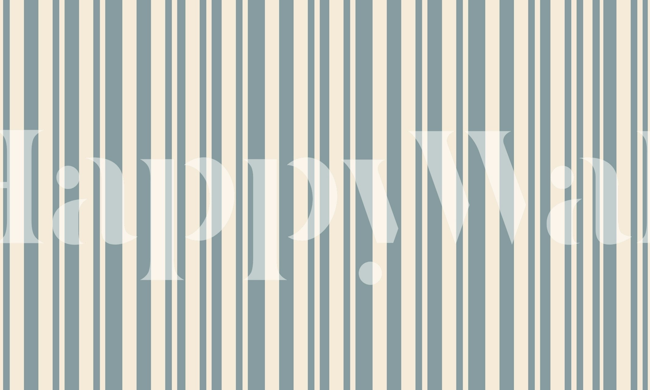 Tapeta Dusty Blue vertical Stripes v místnosti