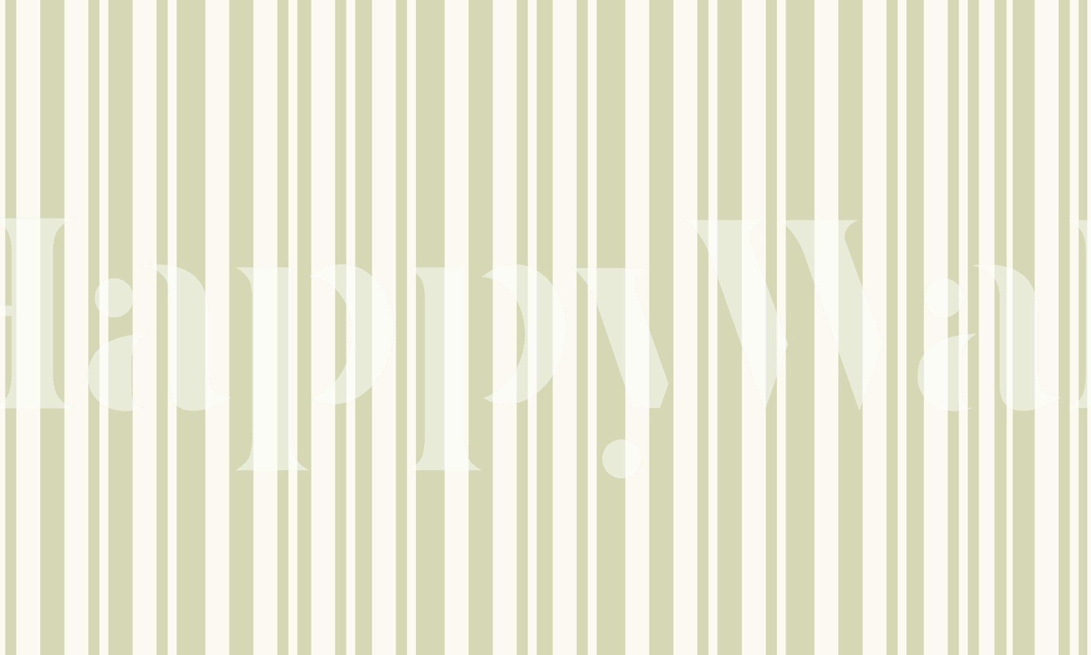 Light green vertical stripes wallpaper in a room