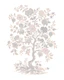 Vintage Pomegranate Chinoiserie Tree