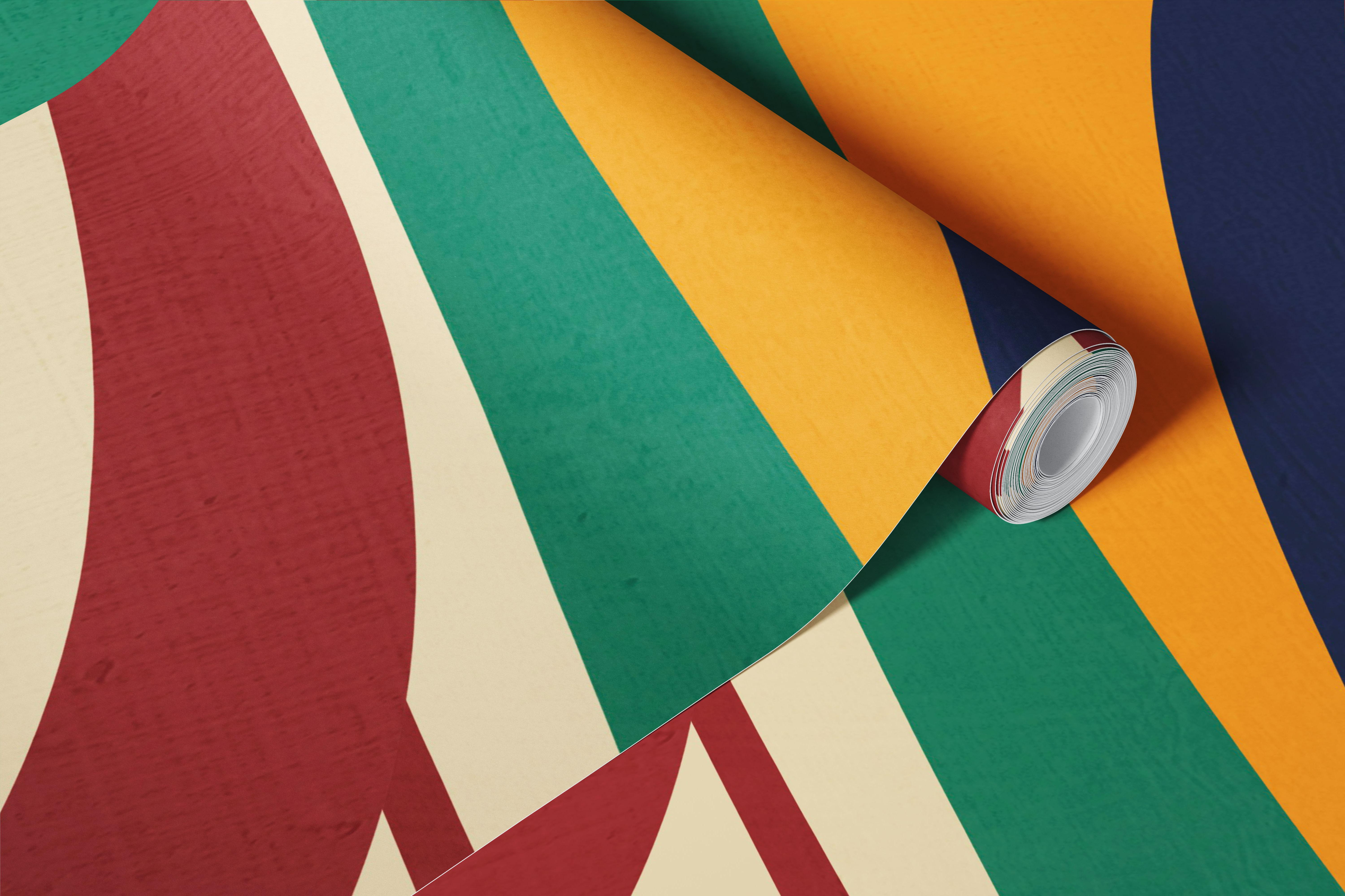 Psychedelic abstract rainbow wallpaper design