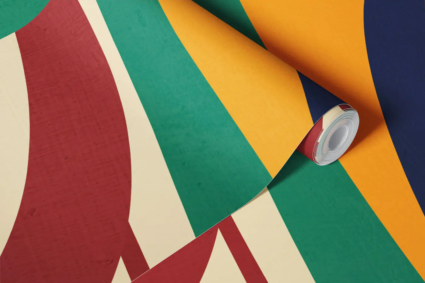 Psychedelic Abstract Rainbow wallpaper roll