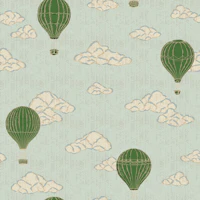 Retro Balloon Sky Nursery tapet