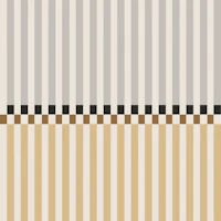 Modern Stripes blue and yellow Check Border papel de parede