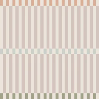 Muted Coastal Stripe Check papel de parede