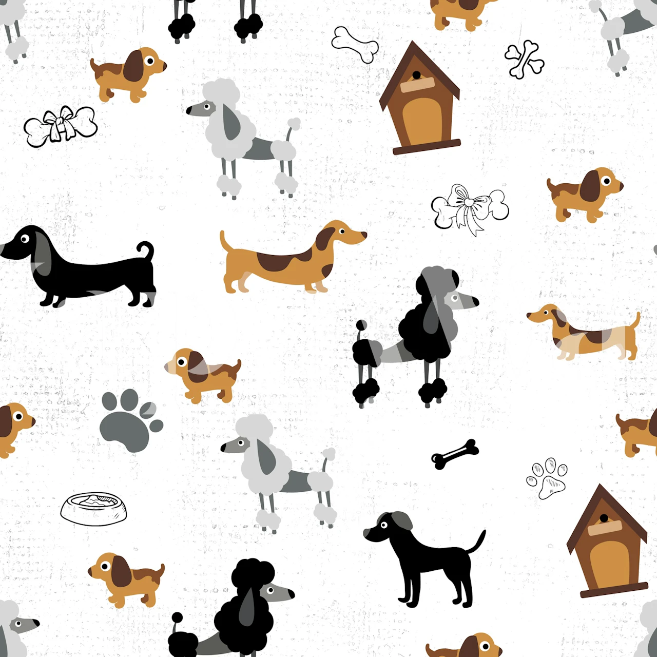 Pets dogs life wallpaper in a room