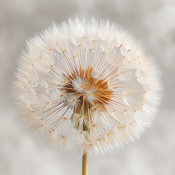 Soft Dandelion Seed Head