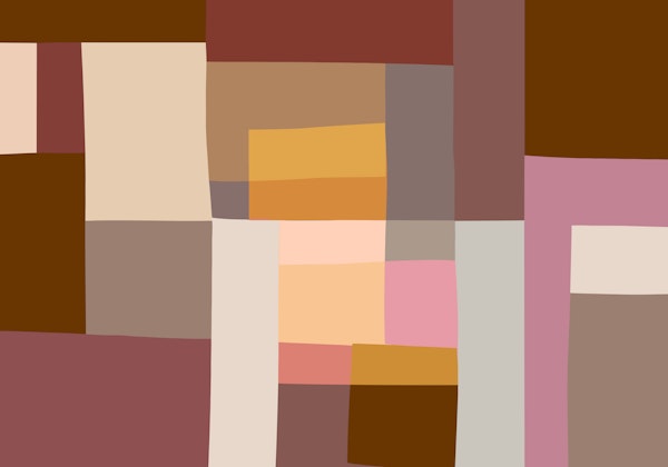 Mosaic Colorblocking | Warm & Neutral