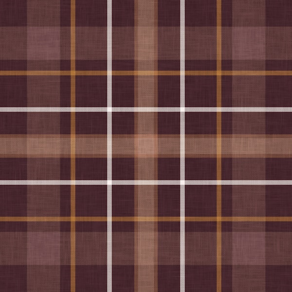 Textured Country Plaid - Deep Red