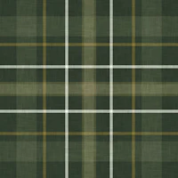 Textured Country Plaid - Deep Hunter Green wallpaper