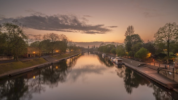 Old Town Canal Evening Glow