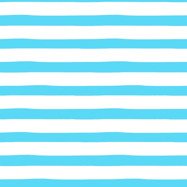 Ocean Blue Horizontal Stripes