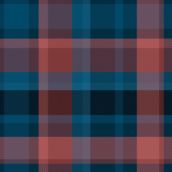 Blue Teal Buffalo Check