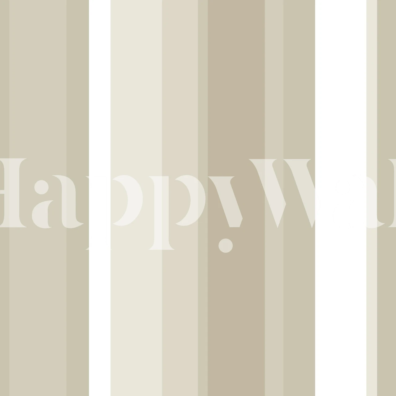 Soft Sand and Cream Stripes wallpaper in a room