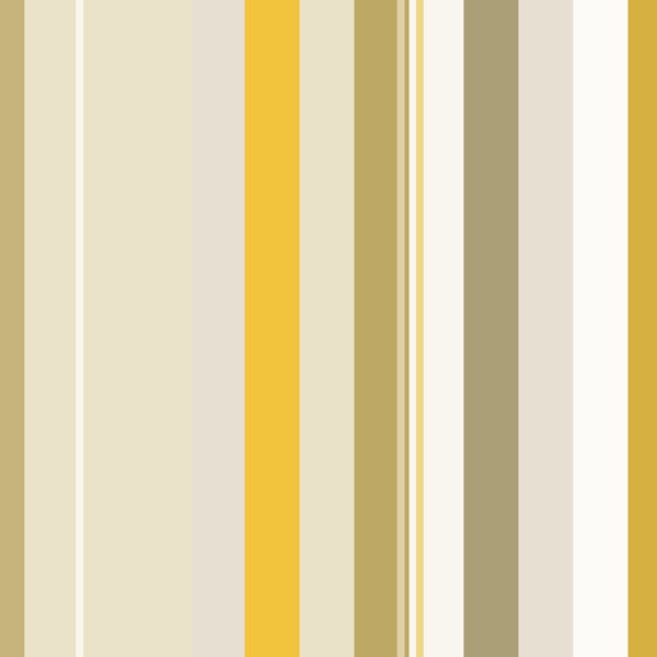 Mustard Beige Vertical Stripes