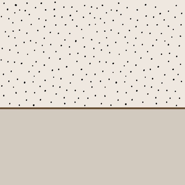 Modern Beige Dots With Border