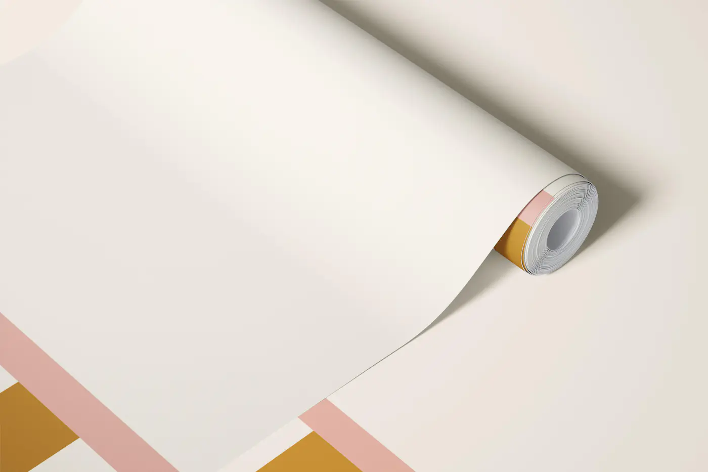 Modern Two Tone Stripe Panel wallpaper roll