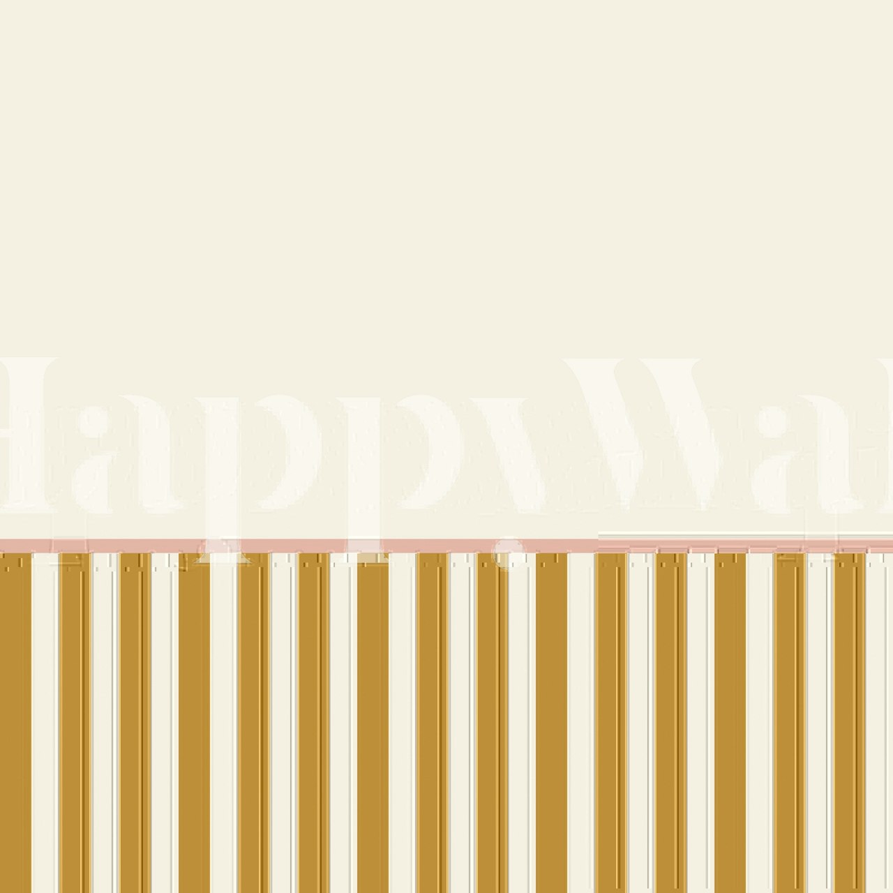 Modern Two Tone Stripe Panel Tapete in einem Raum