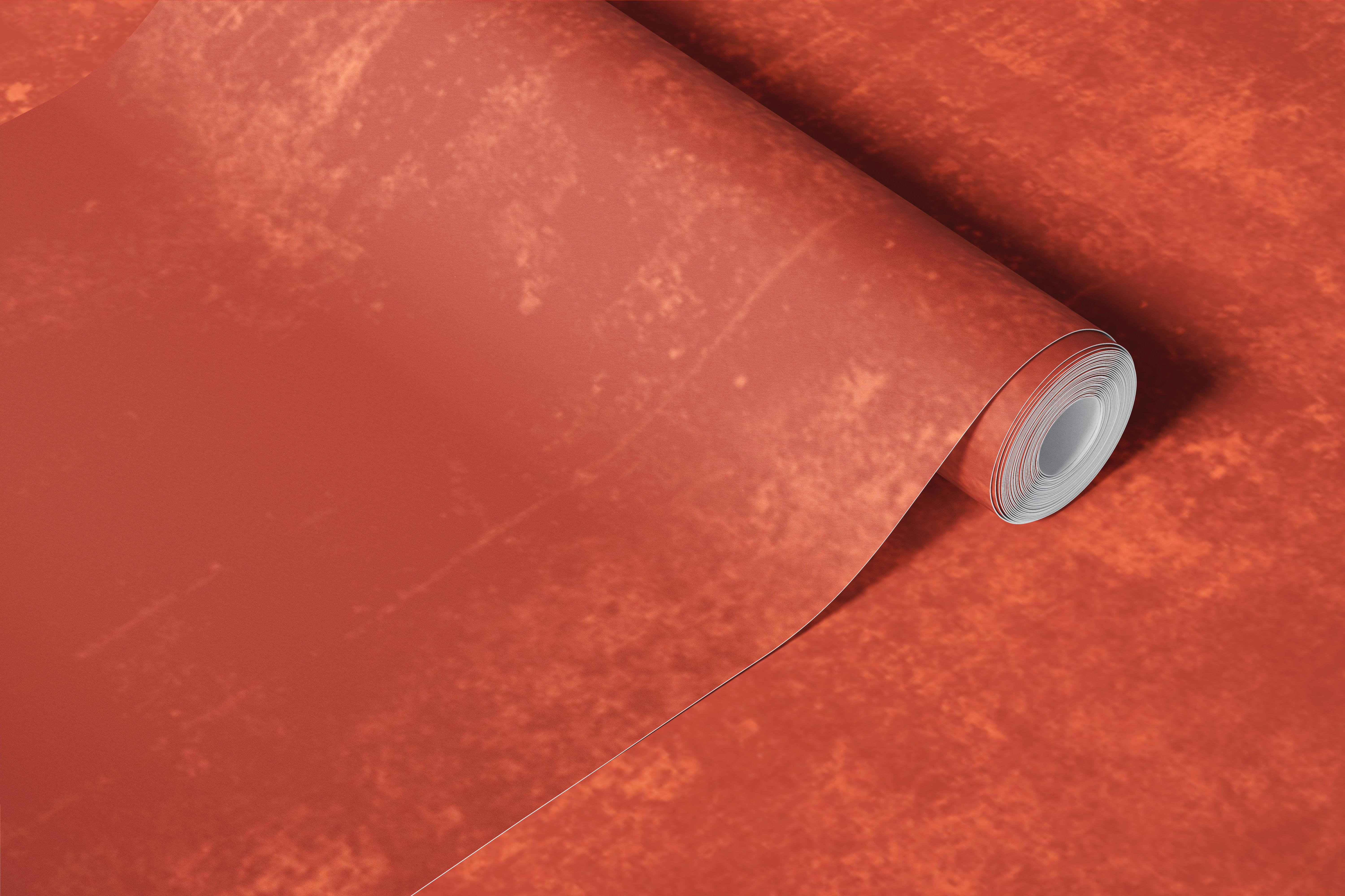 Terracotta grunge texture wallpaper in a room