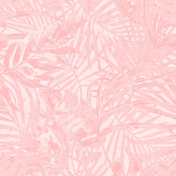 Blush Tropical Palm Leaves