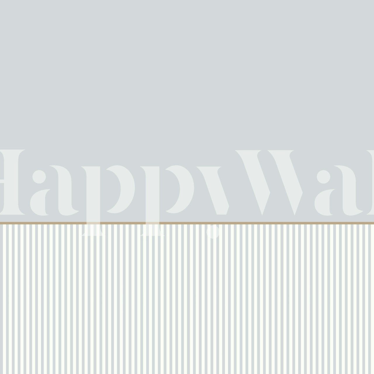 Modern soft blue stripe border wallpaper in a room