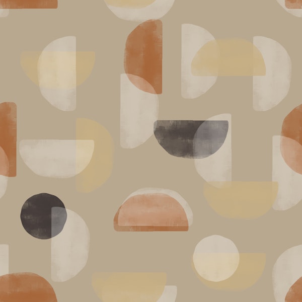 Modern Abstract Terrazzo Neutrals