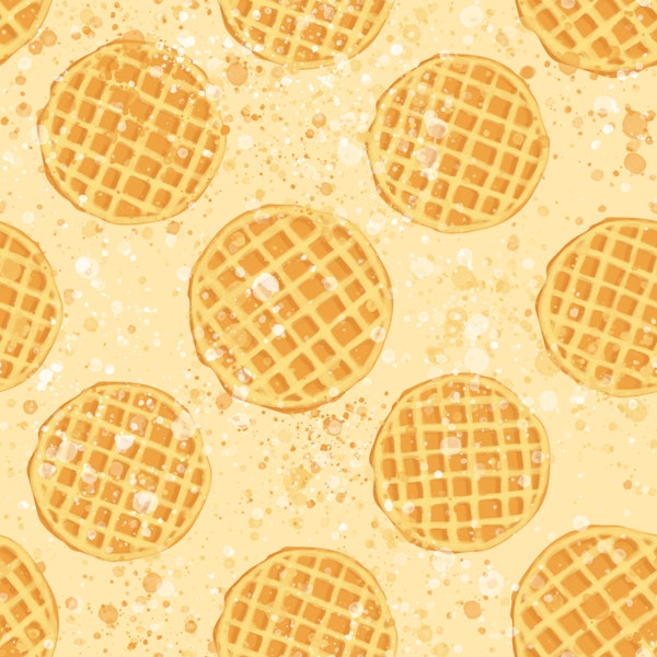Golden Waffle Bites